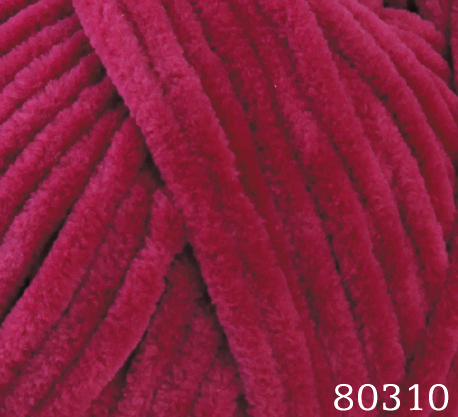 Pletací žinylková příze Dolphin Baby 100 g Varianta: 12 (80310) fuchsiová tm., Balení: 1 ks