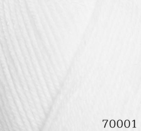 Pletací příze Everyday 100 g Varianta: 10 (70001) bílá, Balení: 1 ks