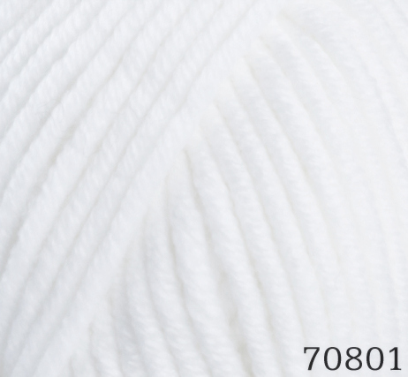 Příze pletací Everyday BIG 100 g Varianta: 1 (70801) bílá, Balení: 1 ks