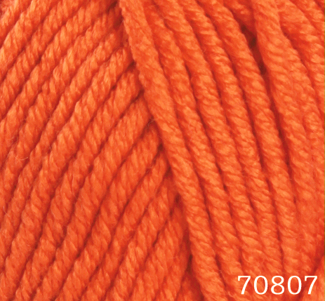 Příze pletací Everyday BIG 100 g Varianta: 14 (70807) oranžová mrkvová, Balení: 1 ks