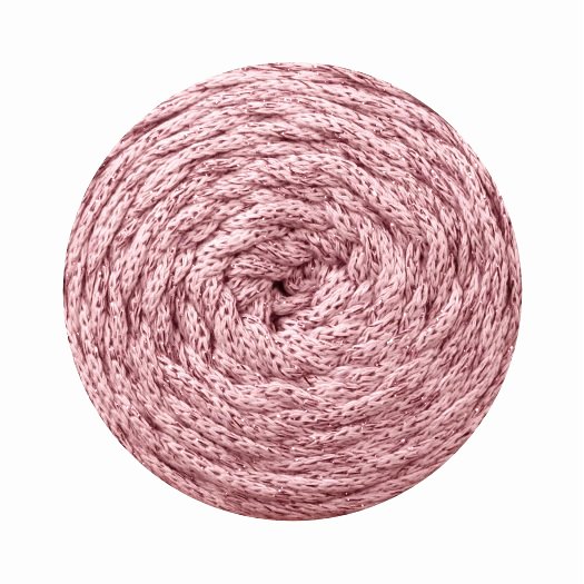 YarnArt Macrame Cotton Lurex Macrame Cotton Lurex: 734 světle fialová s fialovým třpytem