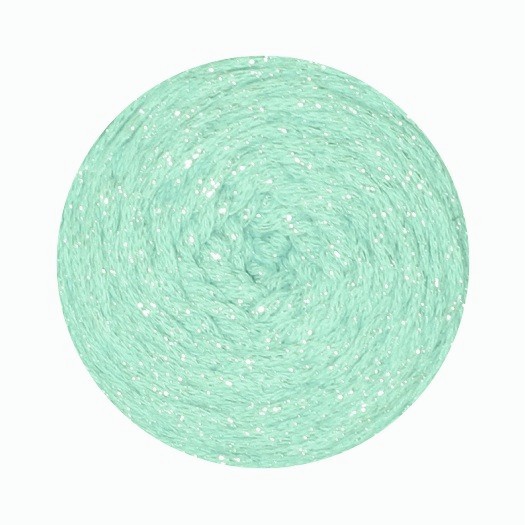 YarnArt Macrame Cotton Lurex Macrame Cotton Lurex: 738 mentol se třpytem