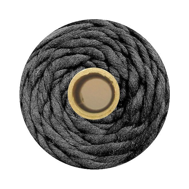 Maccaroni Yarn The Wall 5 mm Macrame Cord The Wall 3mm: 102D tmavě šedá melange
