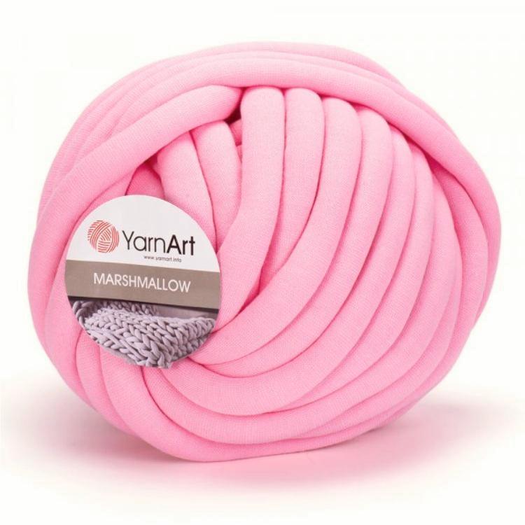 YarnArt Marshmallow Marshmallow: 907 růžová