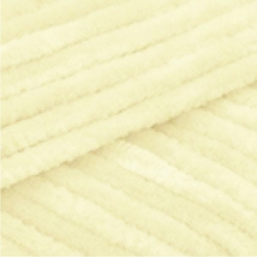 Pletací žinylková příze Dolce Baby 50 g Varianta: 2 (745) krémová nejsvět., Balení: 1 ks