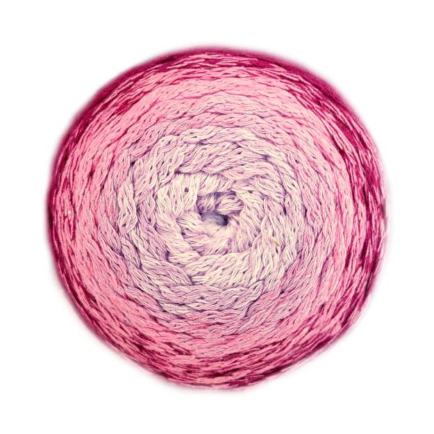 YarnArt Macrame Cotton Spectrum Macrame Cotton Spectrum: 1314 bílá, světlá lila, růžová, tmavá fuchsie