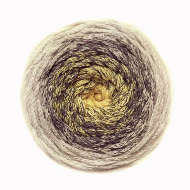 YarnArt Macrame Cotton Spectrum Macrame Cotton Spectrum: 1301 světlá žlutá, hnědošedá, přírodní ecru