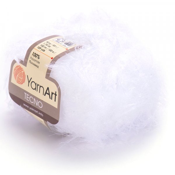 YarnArt Tecno Tecno: 01 bílá