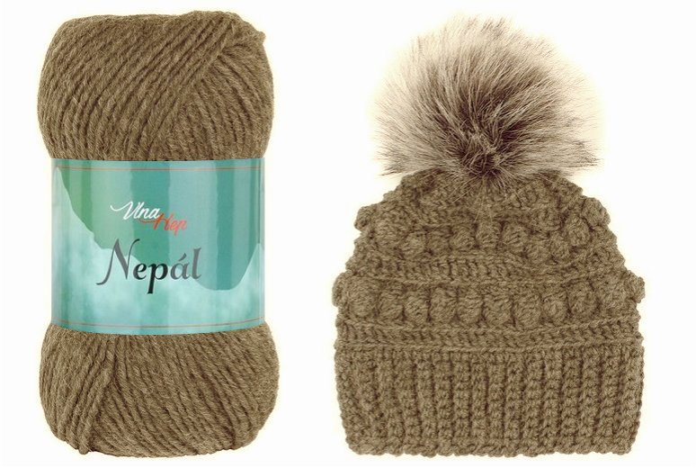 Pletací příze Nepál 100 g Varianta: 3 (6225) béžová, Balení: 1 ks