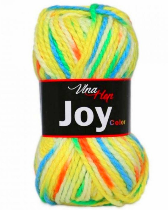 Vlna-Hep Joy Color Joy Color: 5604 - neon. žlutá, modrá, oražová, zelená