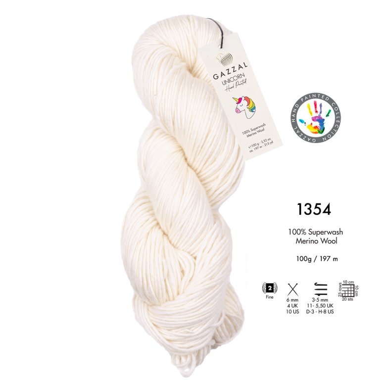Gazzal UNICORN Hand Painted Unicorn: 1354