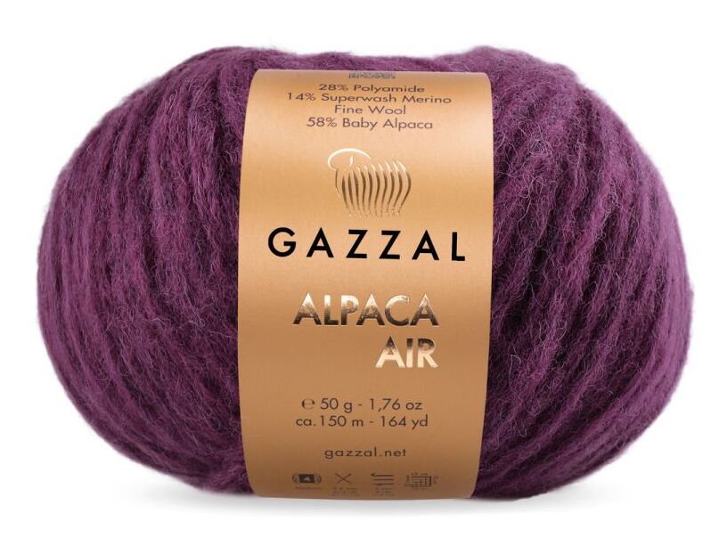 Gazzal ALPACA AIR (Gazzal) Alpaca Air: 98 purpurová