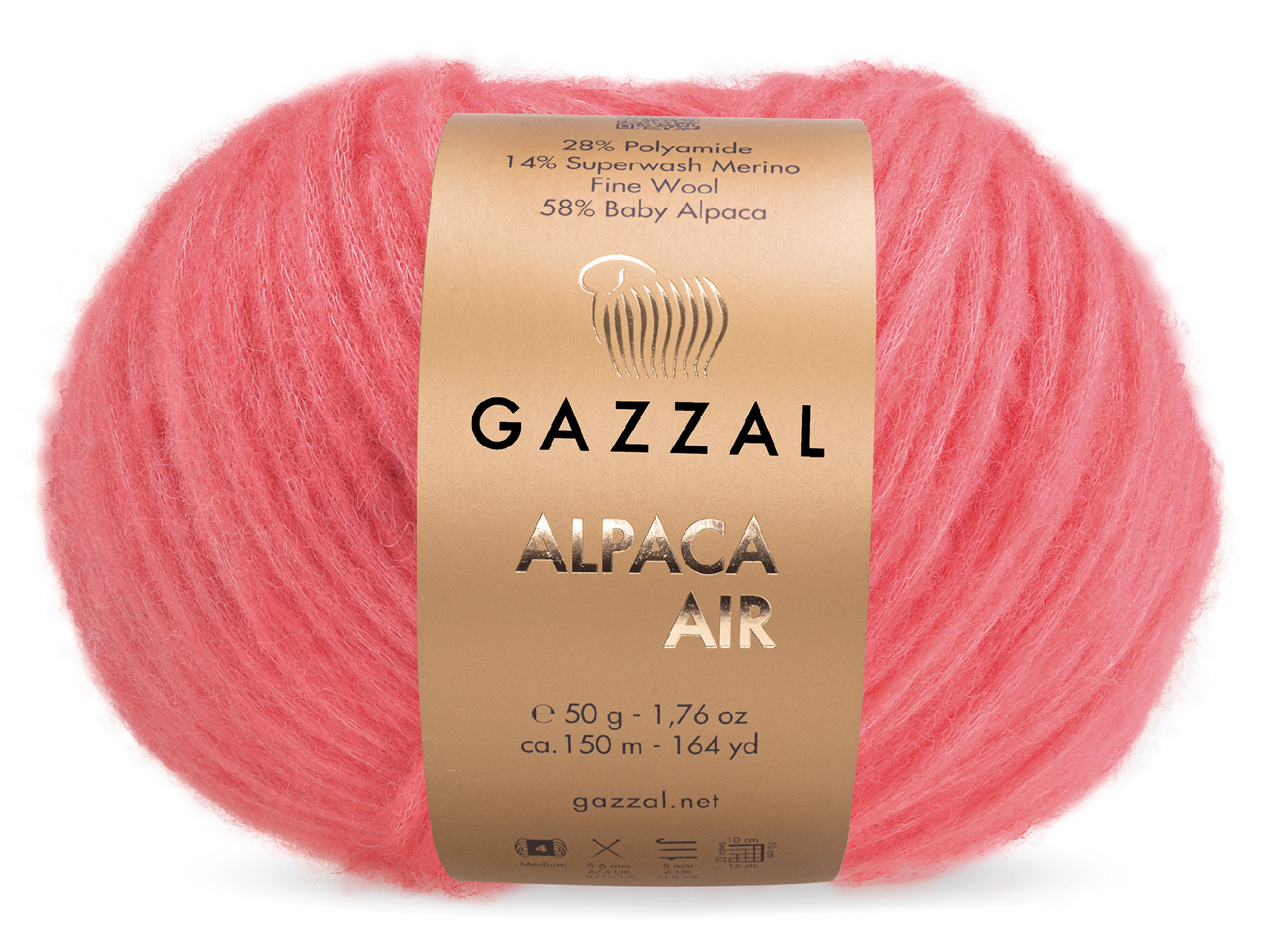 Gazzal ALPACA AIR (Gazzal) Alpaca Air: 87 sytě korálová
