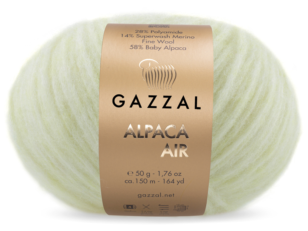 Gazzal ALPACA AIR (Gazzal) Alpaca Air: 91 světlá pistáciová