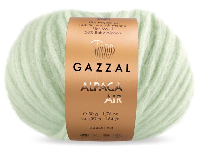 Gazzal ALPACA AIR (Gazzal) Alpaca Air: 100 zelenkavá