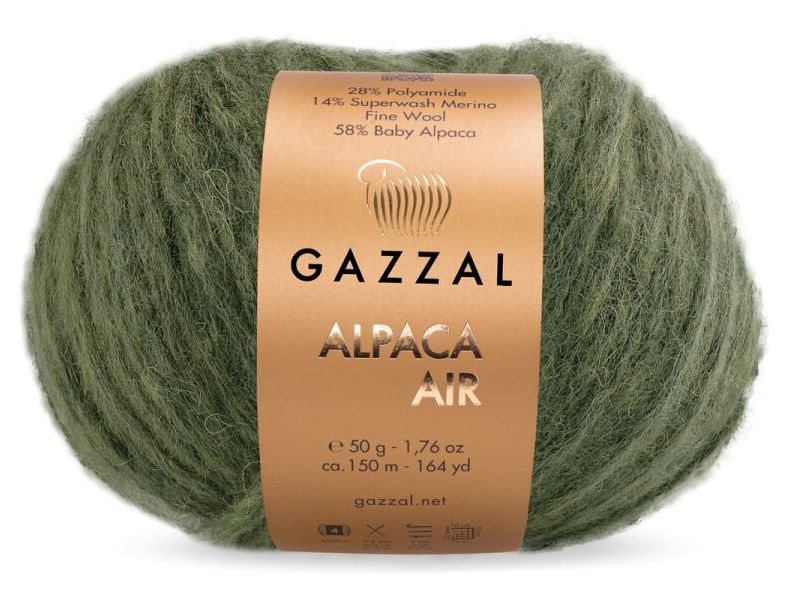 Gazzal ALPACA AIR (Gazzal) Alpaca Air: 101 khaki