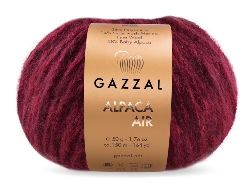 Gazzal ALPACA AIR (Gazzal) Alpaca Air: 108 vínová