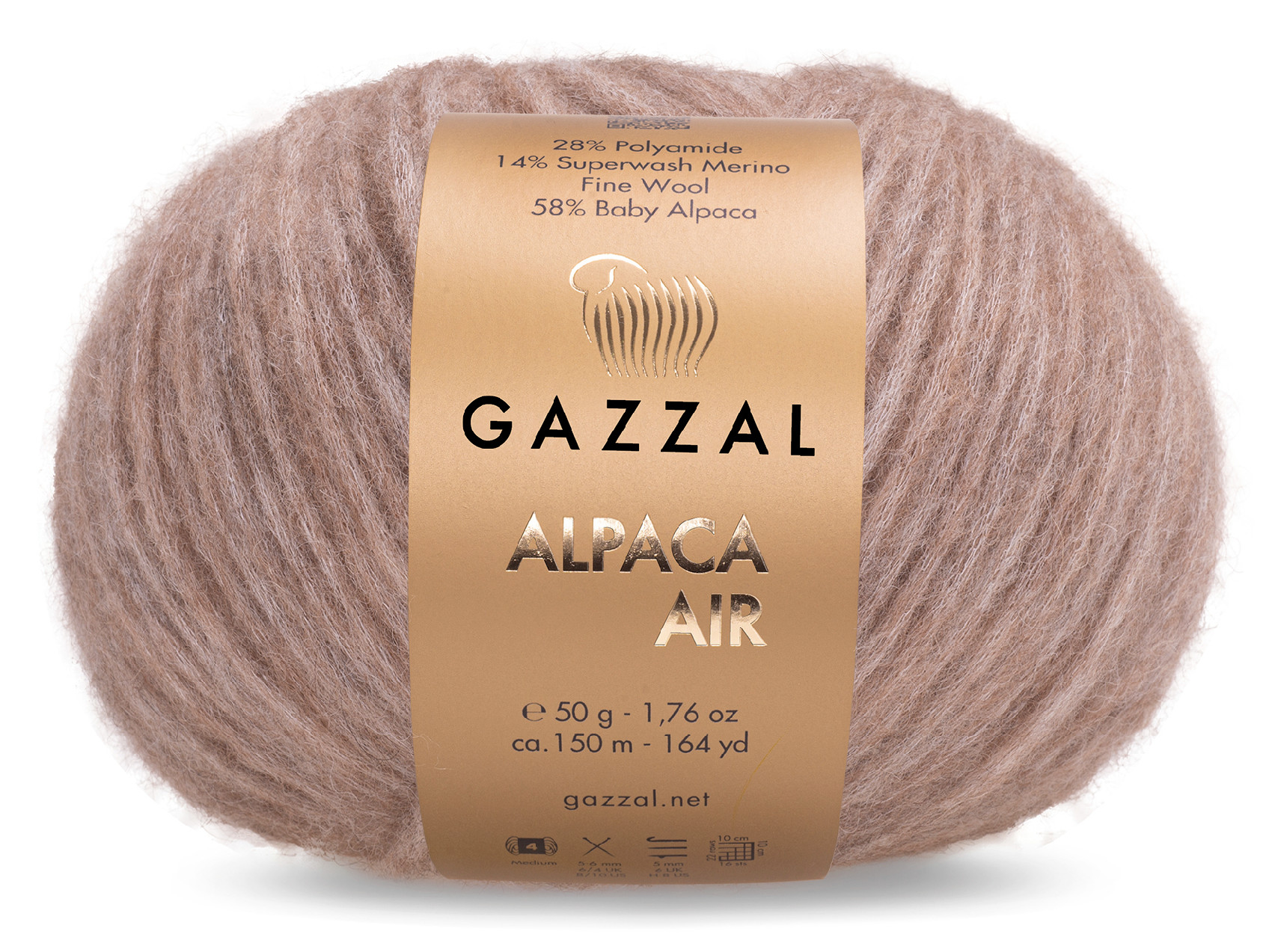 Gazzal ALPACA AIR (Gazzal) Alpaca Air: 76 světle hnědá