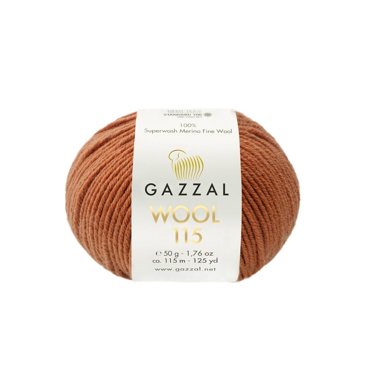 Gazzal WOOL 115 (Gazzal) Wool 115: 3317 rezavá