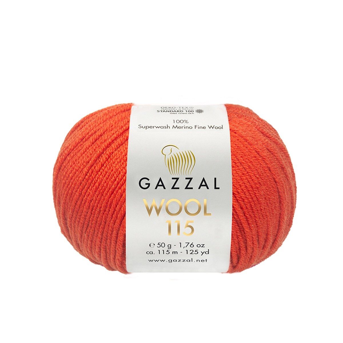 Gazzal WOOL 115 (Gazzal) Wool 115: 3318 červená