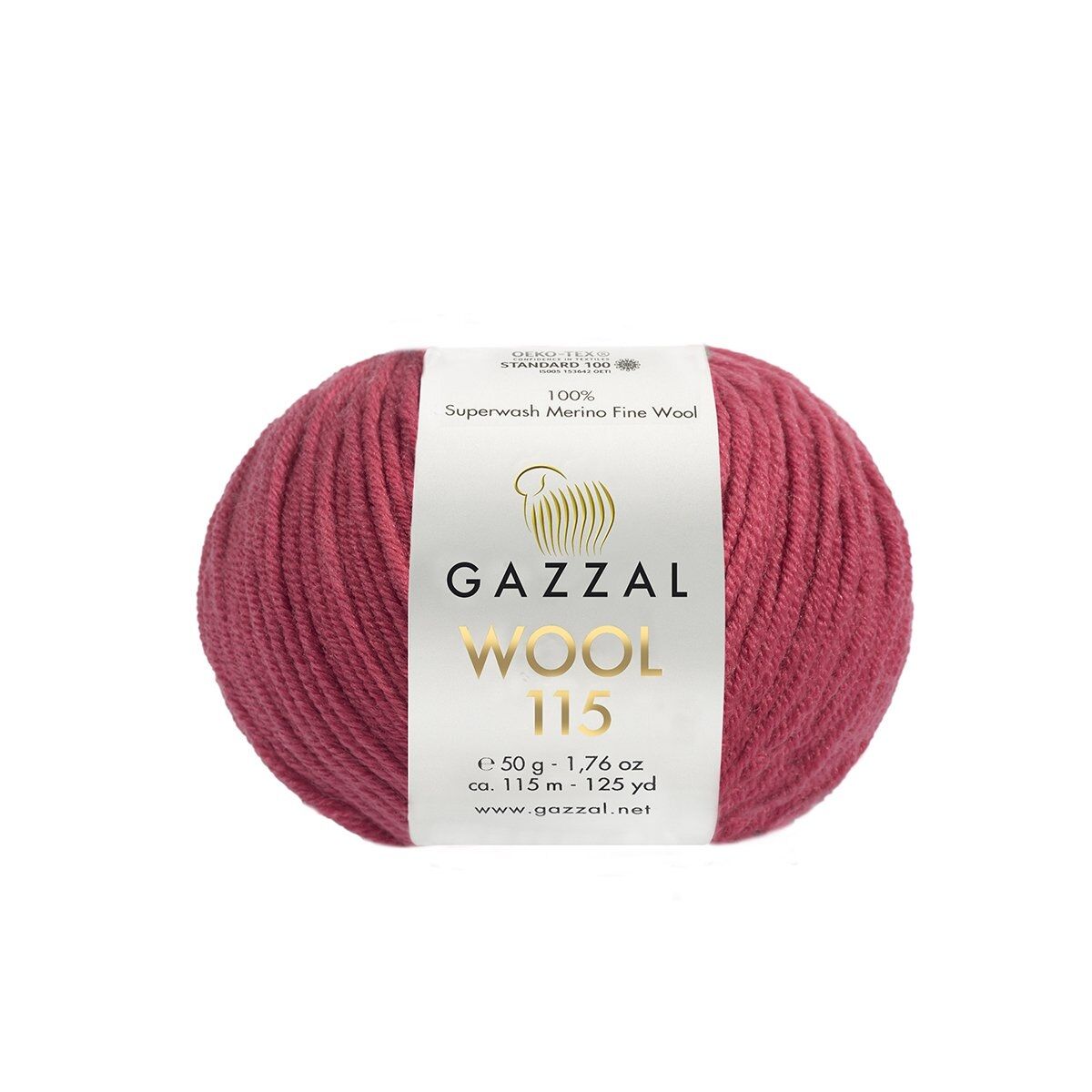 Gazzal WOOL 115 (Gazzal) Wool 115: 3323 malinová