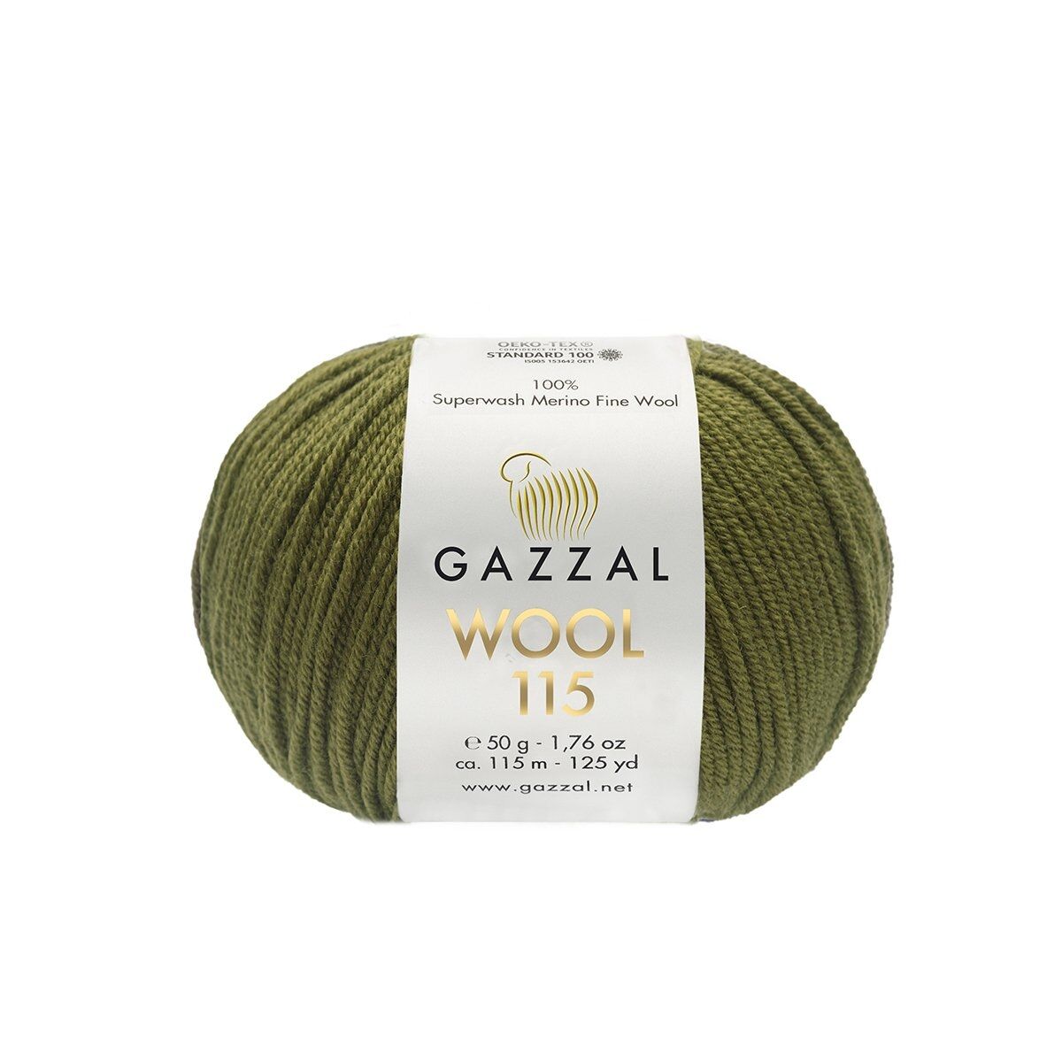 Gazzal WOOL 115 (Gazzal) Wool 115: 3327 khaki