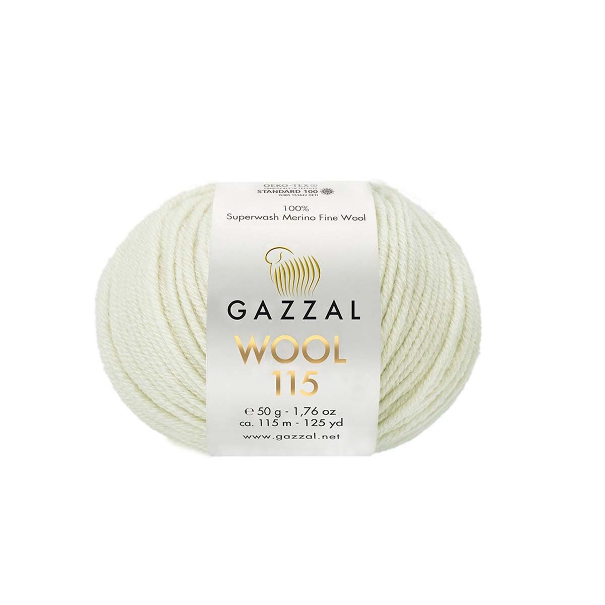 Gazzal WOOL 115 (Gazzal) Wool 115: 3301 mléčná