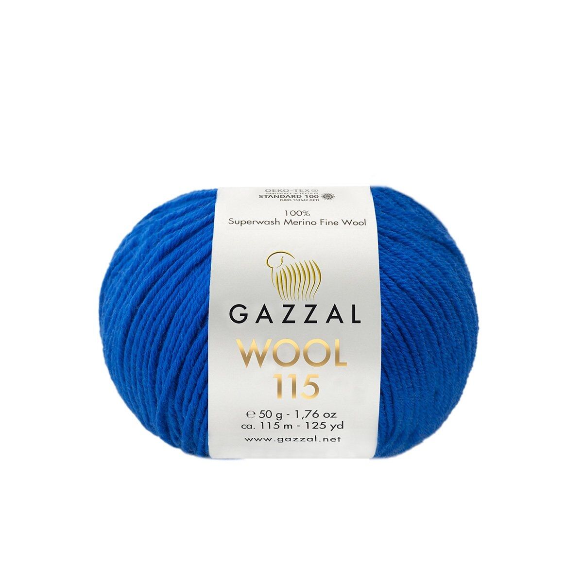 Gazzal WOOL 115 (Gazzal) Wool 115: 3330 chrpa modrá
