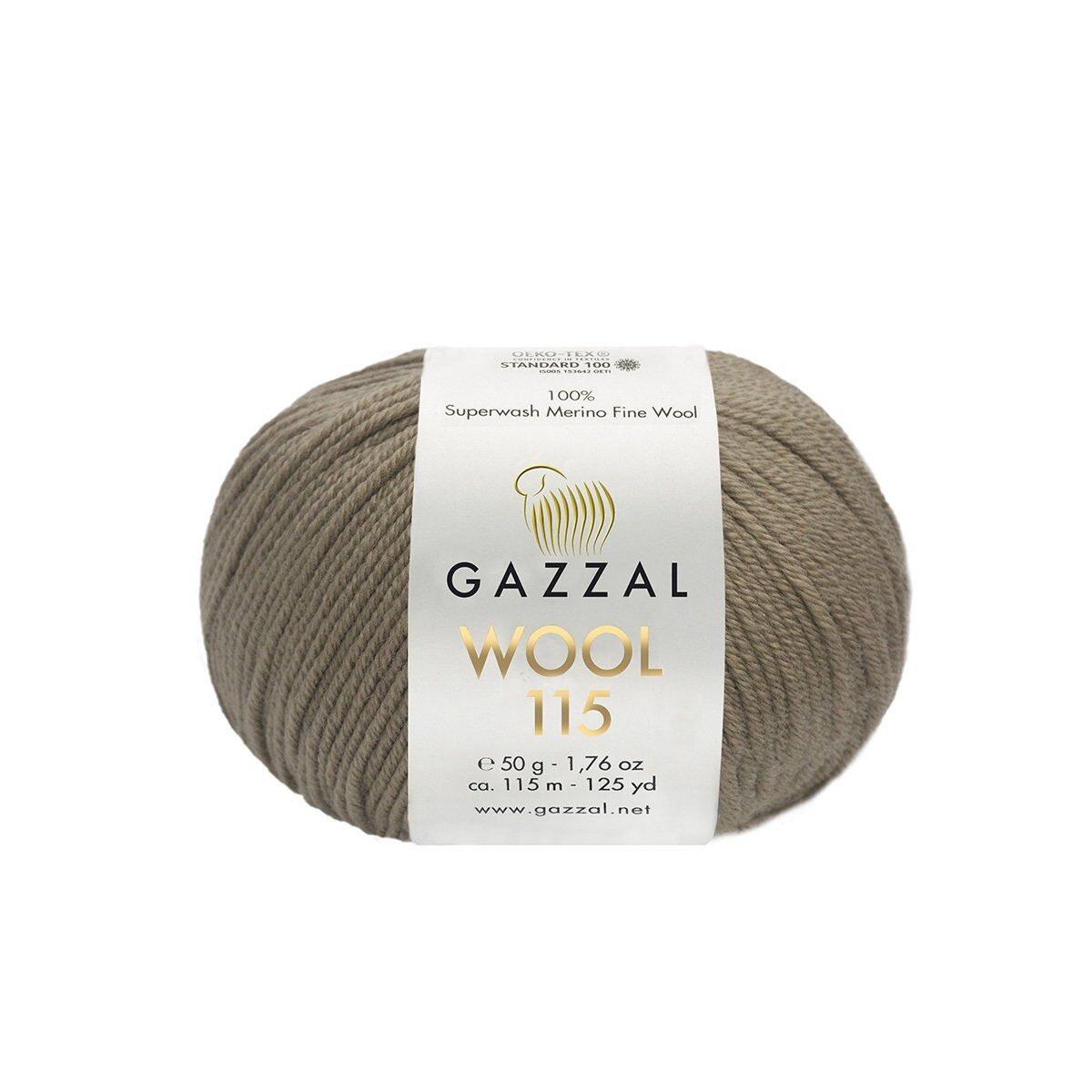 Gazzal WOOL 115 (Gazzal) Wool 115: 3303 mléčná káva