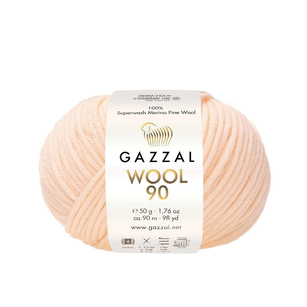 Gazzal WOOL 90 (Gazzal) Wool 90: 3651 tělová