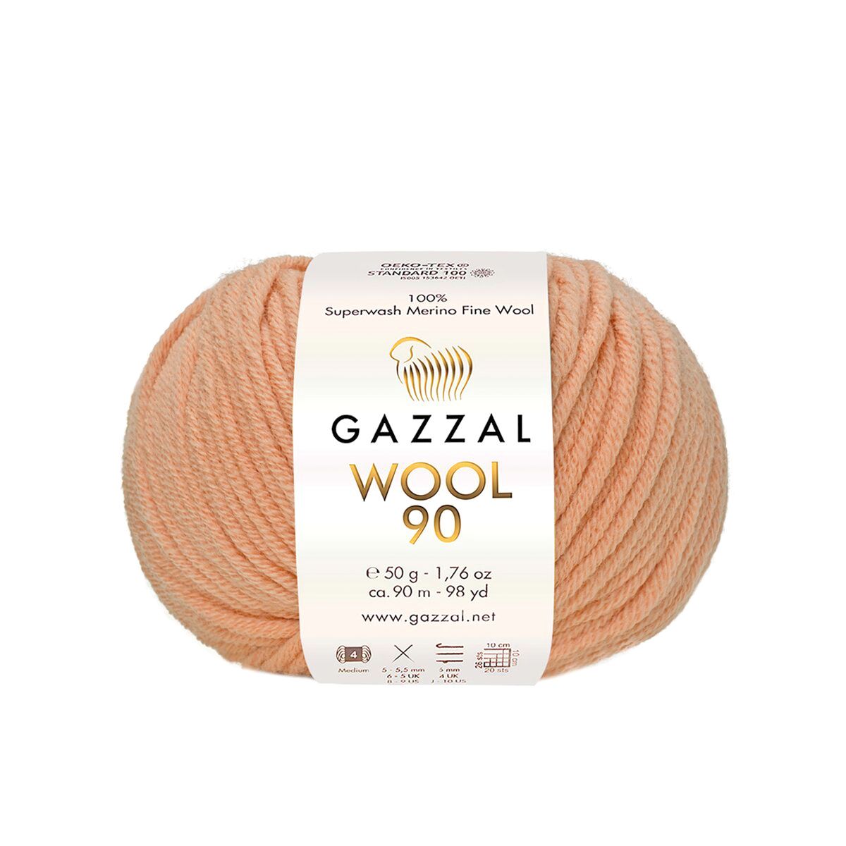 Gazzal WOOL 90 (Gazzal) Wool 90: 3653 palisandr