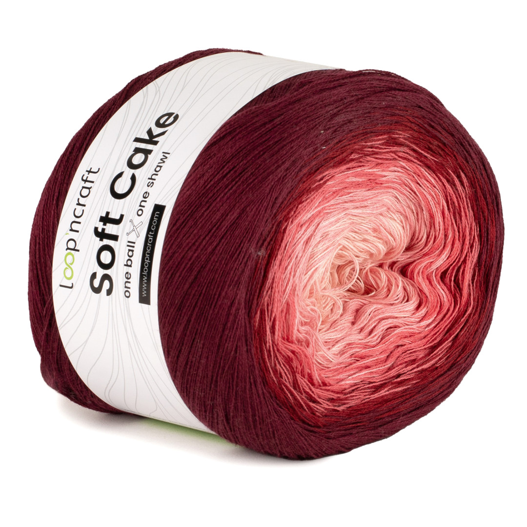 Loop`ncraft Soft Cake Soft Cake Loop: SC25-04 Pomegranate