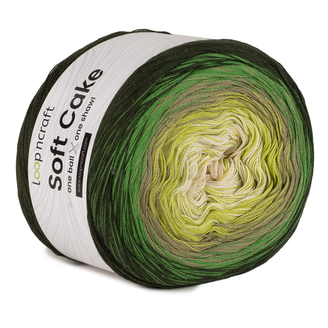 Loop`ncraft Soft Cake Soft Cake Loop: SC25-13 Green Garden