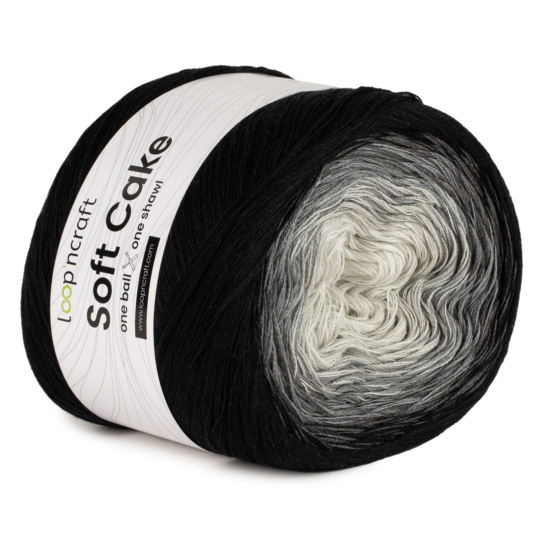 Loop`ncraft Soft Cake Soft Cake Loop: SC25-01 Black Crystal