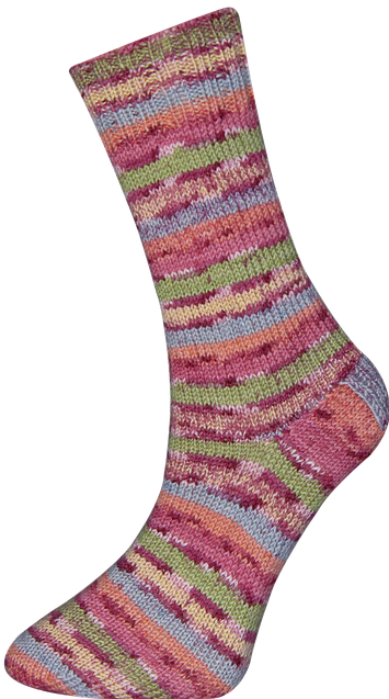 Himalaya Příze Wool socks print - S42-14 barevná