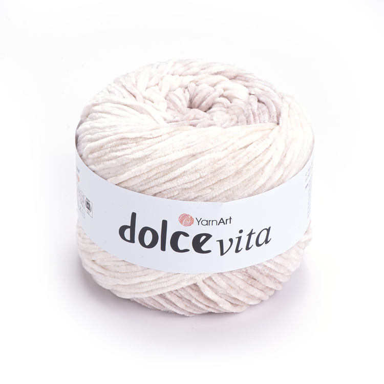 Pletací žinylková příze Dolce Vita 150 g Varianta: 1 (3407) béžová světlá, Balení: 1 ks