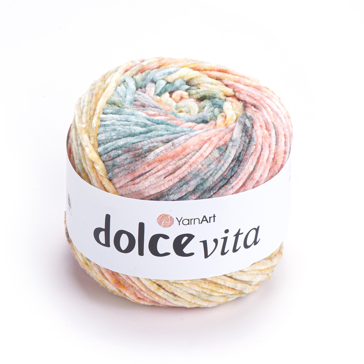 Pletací žinylková příze Dolce Vita 150 g Varianta: 5 (3402) multikolor, Balení: 1 ks