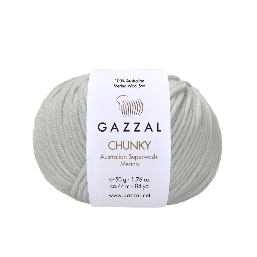 Gazzal CHUNKY (Gazzal) Chunky: 155 světle šedá