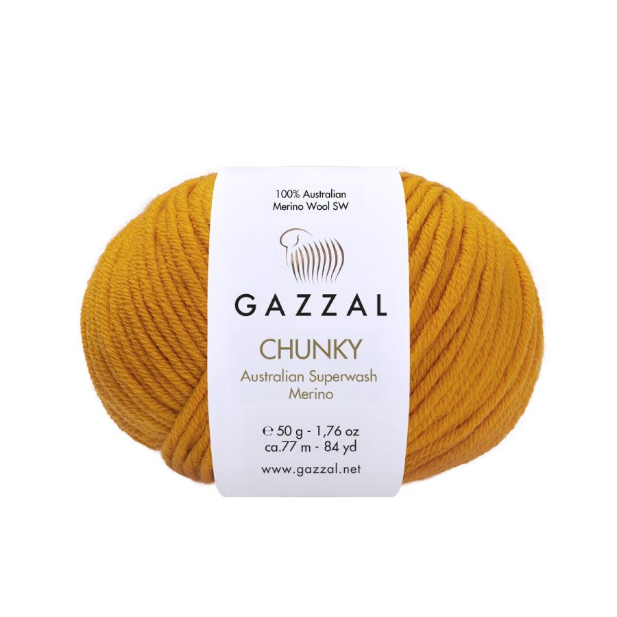 Gazzal CHUNKY (Gazzal) Chunky: 151 hořčicová