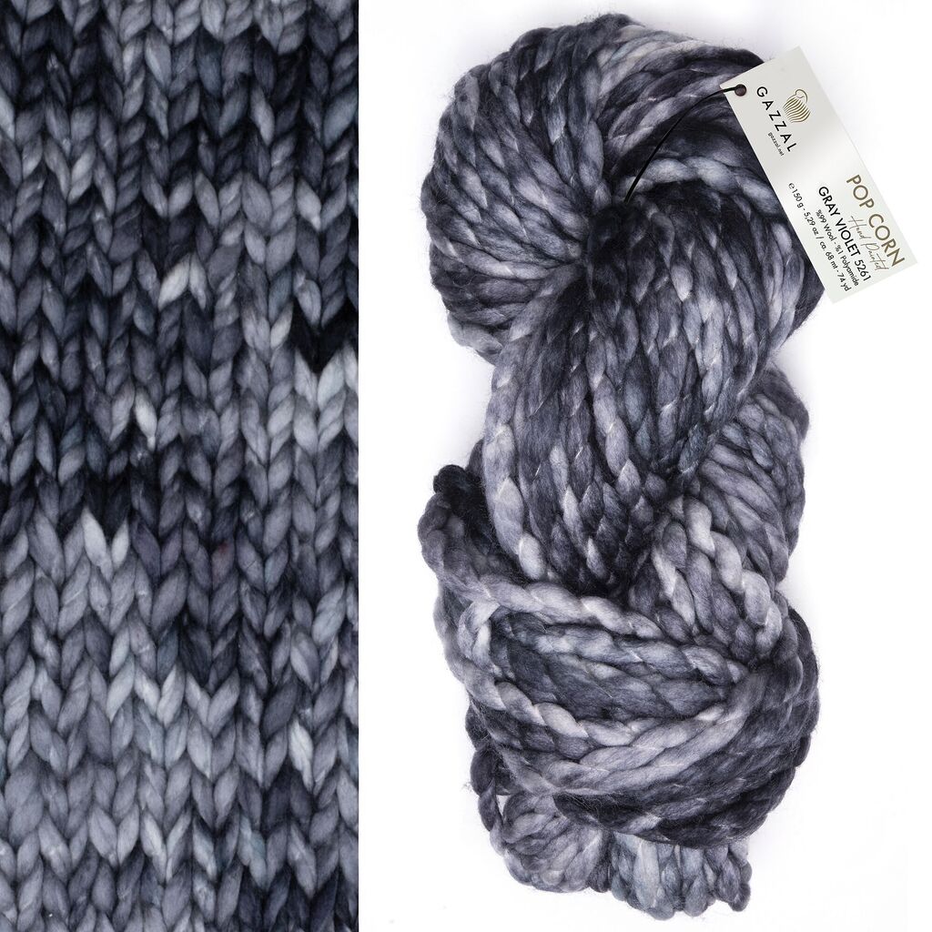 Gazzal Pop Corn (Gazzal) Pop Corn: 5261 Gray Violet