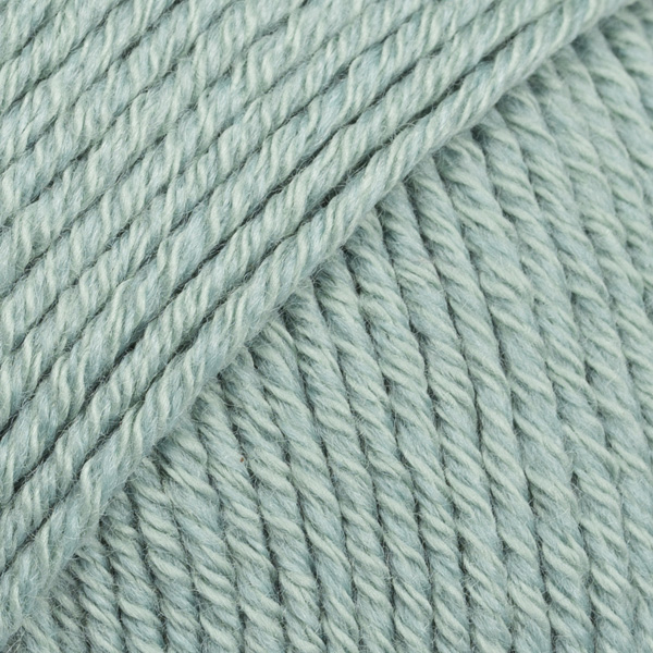 DROPS Cotton Merino – 29 šedozelená