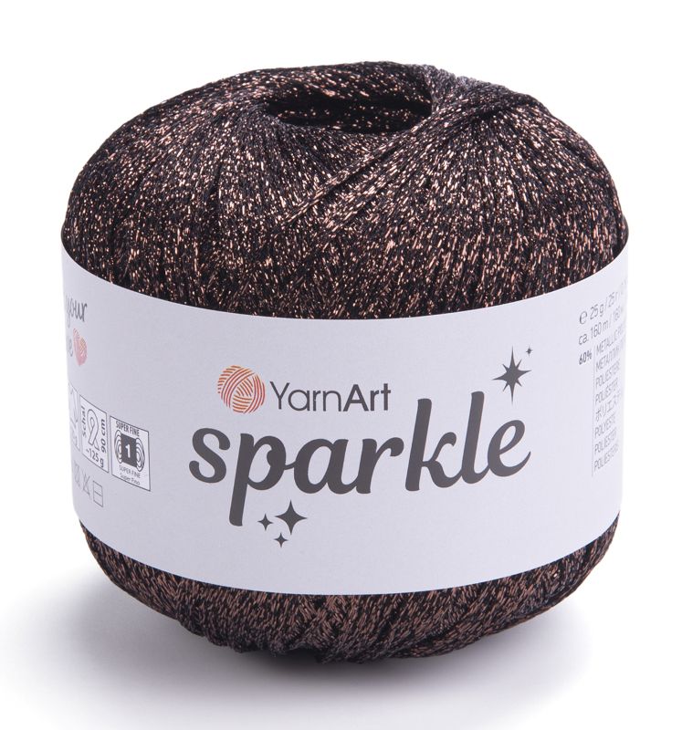Pletací příze Sparkle s lurexem 25 g Varianta: 3 (1336) růžová, Balení: 1 ks