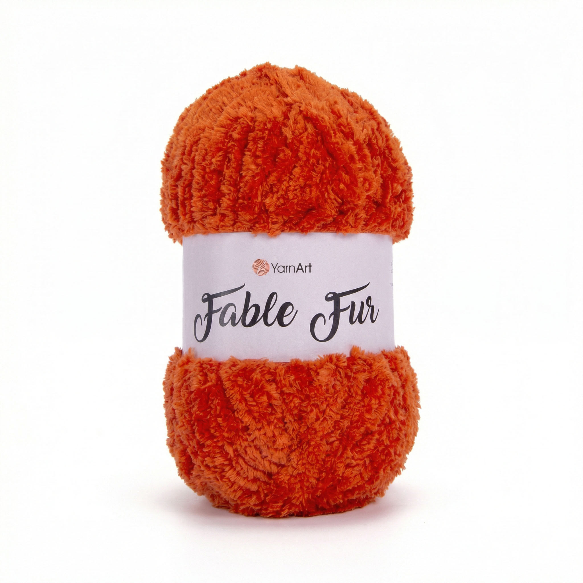 YarnArt Fable Fur 980 - oranžová