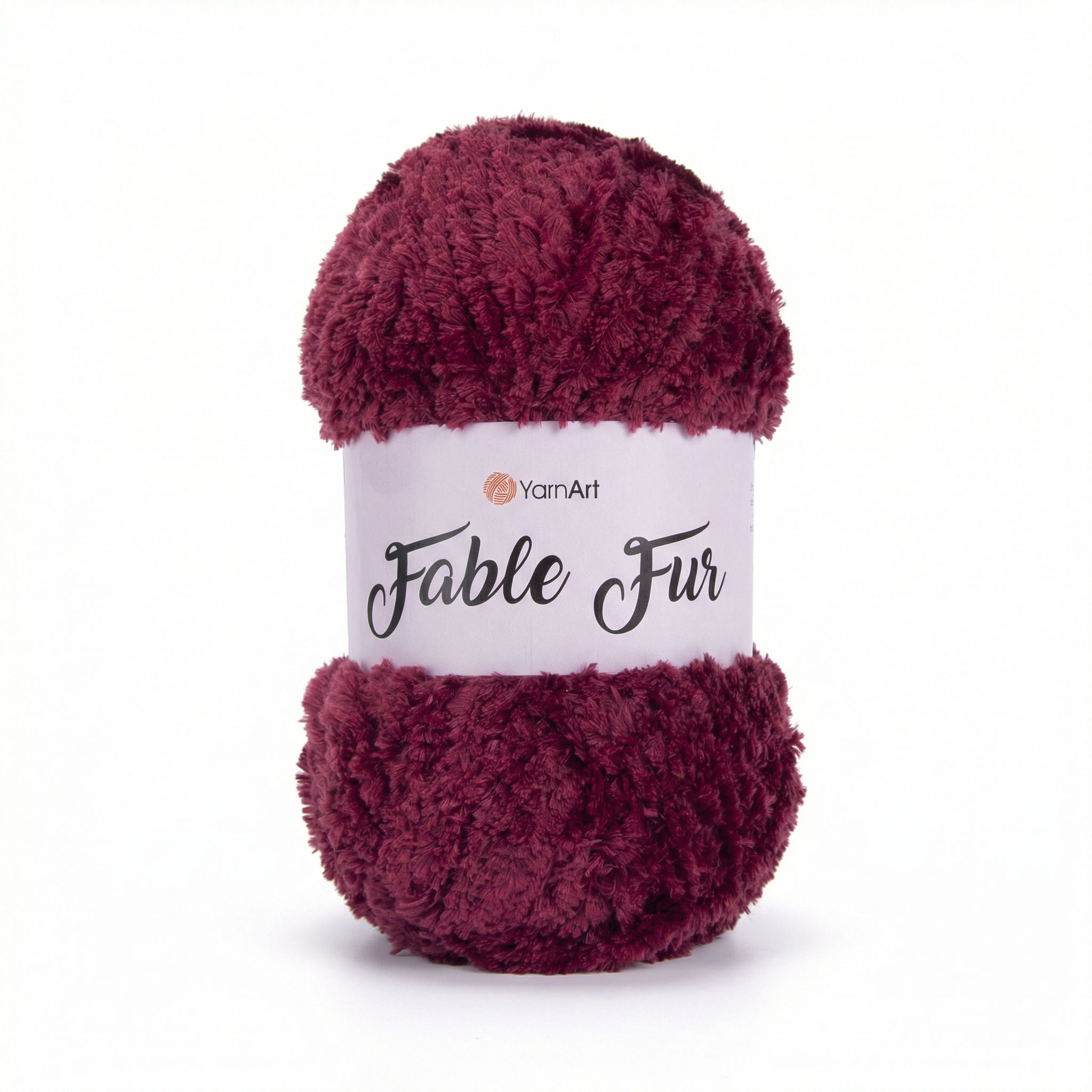 YarnArt Fable Fur 981 - vínová