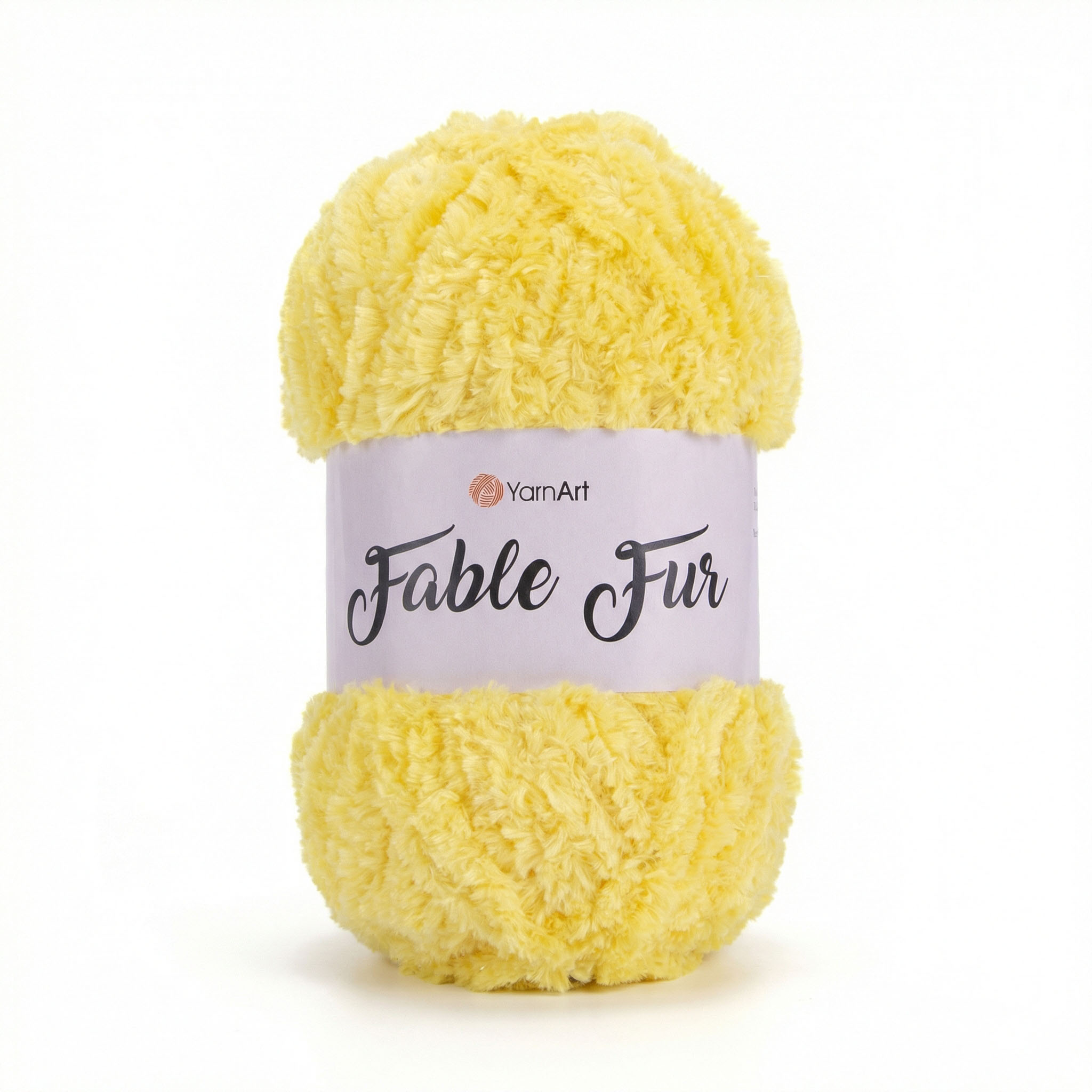 YarnArt Fable Fur 984 - světle žlutá