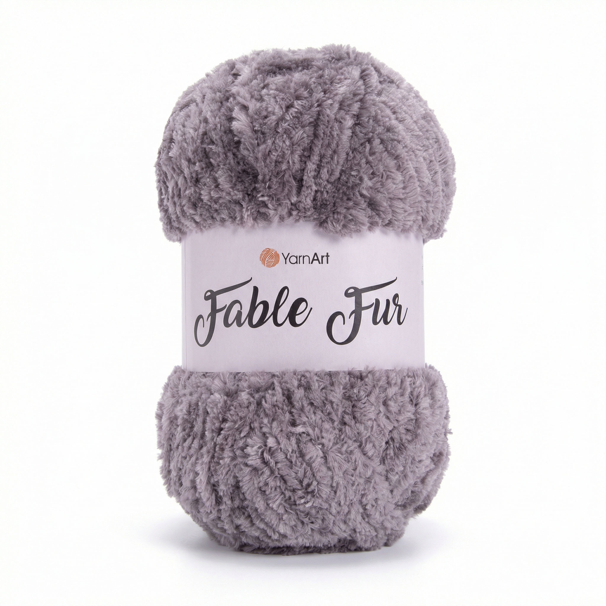 YarnArt Fable Fur 969 šedohnědá