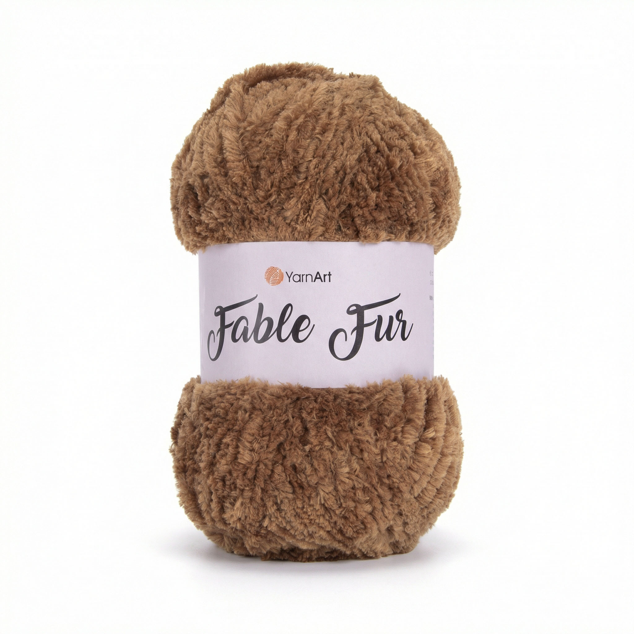 YarnArt Fable Fur 970 - hnědá
