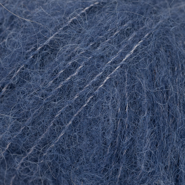 DROPS Brushed Alpaca Silk 39 – navy modrá