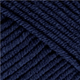 Pletací příze Jeans 50 g Varianta: 32 (54) modrá berlínská, Balení: 1 ks