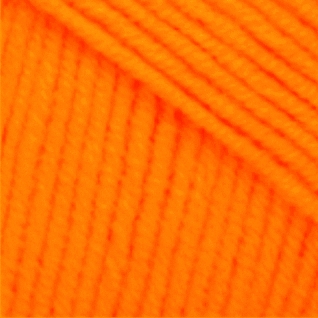 Pletací příze Jeans 50 g Varianta: 29 (77) oranžová, Balení: 1 ks